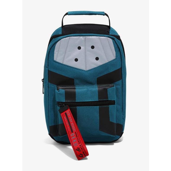 My Hero Academia Deku Insulated Name Tag Bioworld Lunch Bag Cosplay Halloween - Picture 1 of 12